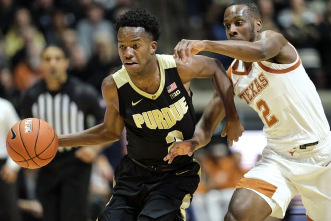 Texas' pressure on Purdue's guards seemed to disrupt the Boilermakers offensively.