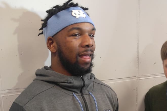 M.J. Stewart and some other Tar Heels discuss their loss at N.C. State on Saturday.