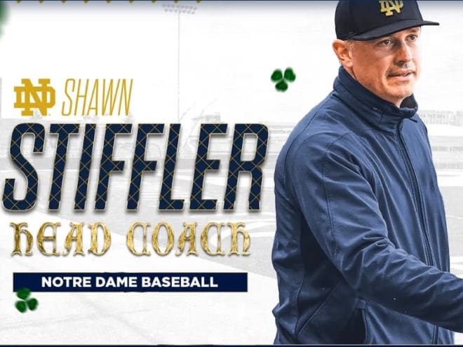 Shawn Stiffler was introduced as Notre Dame's head coach at Notre Dame Stadium on Thursday.