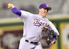 Junior pitcher Zach Hess, LSU's Friday night starter, is sidelined for an unspecified length of time with a groin injury