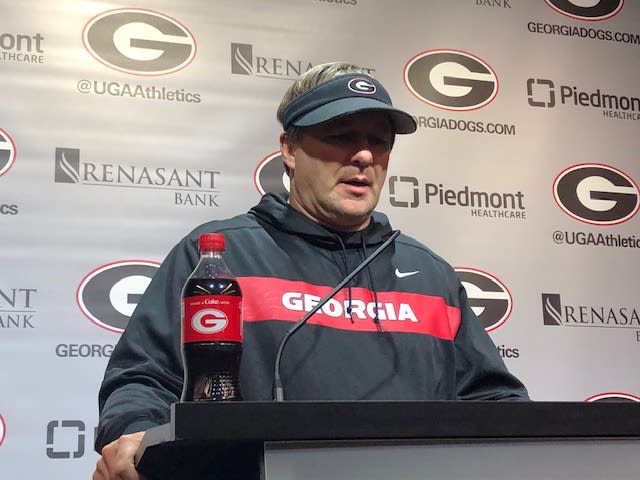 Kirby Smart said he doesn't necessarily disagree with criticism of his offense.