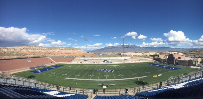 The view from above at Rio Rancho's stadium