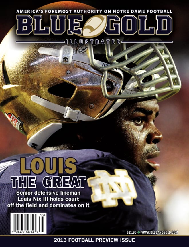 Notre Dame Fighting Irish Football Defensive lineman Louis Nix III