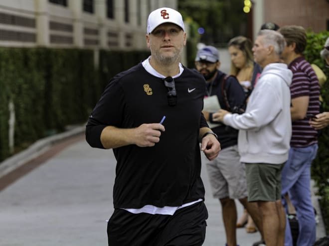 USC inside receivers coach Luke Huard.