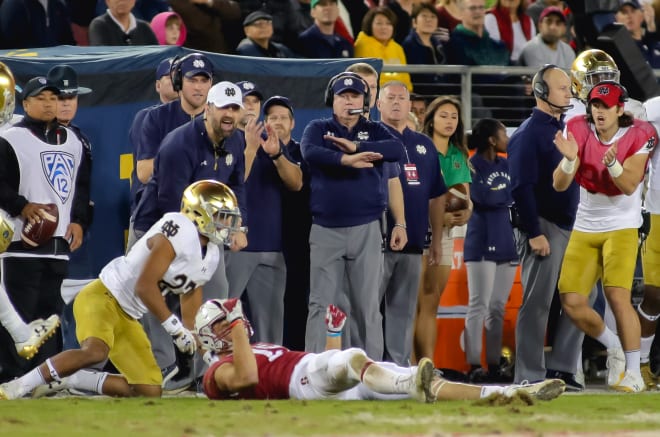 After beating Stanford and completing an undefeated November, Irish coach Brian Kelly has more history to chase. 