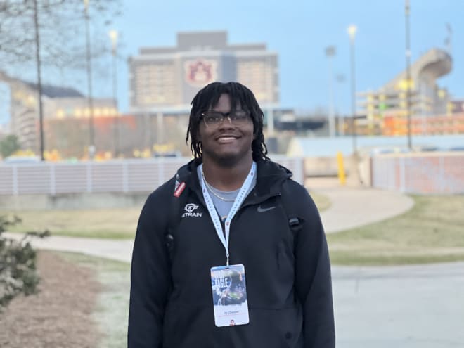 Chester visited Auburn's campus on Monday.