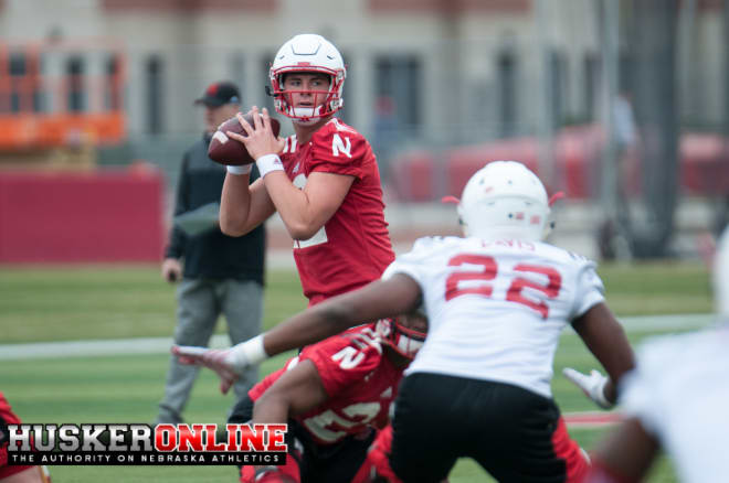 Tanner Lee and Patrick O'Brien (pictured) have impressed with their knack for finding check downs this spring.