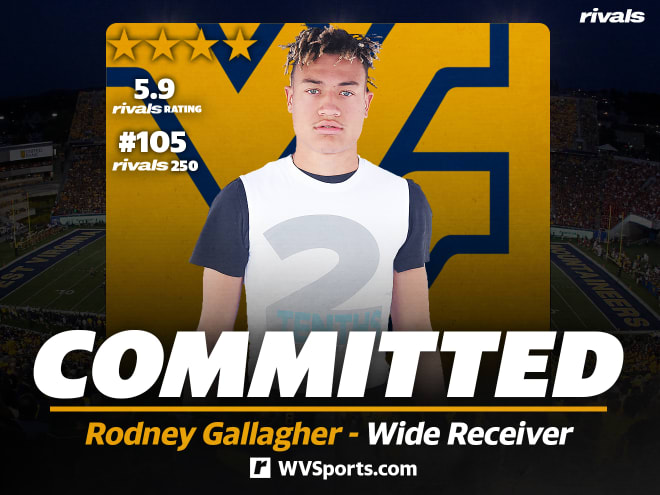Gallagher gives the West Virginia Mountaineers football program a major recruiting win.