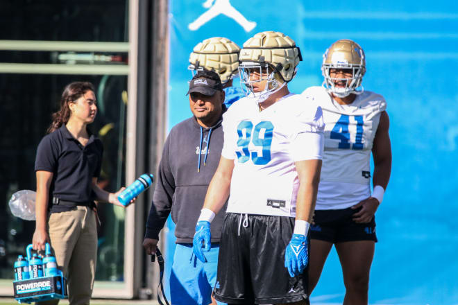 Ikaika Malloe, the UCLA outside linebackers/defensive line coach last season, was officially promoted to defensive coordinator Wednesday.