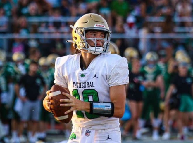 Danny O'Neil threw for 2,654 yards and 32 touchdowns last season for Indianapolis (Ind.) Cathedral.