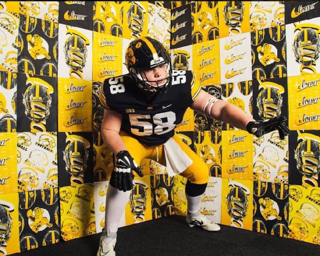 2025 OT from Waukesha, Wisconsin Owen Strebig was one of several high-profile offensive linemen in attendance at Iowa's March 5 Junior Day. 