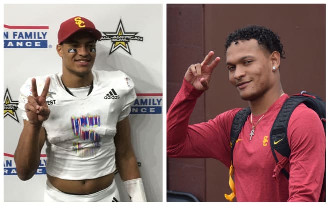 Five-star prospects Bru McCoy and Chris Steele gave USC's offseason a jolt with their transfers into the program from Texas and Florida, respectively.