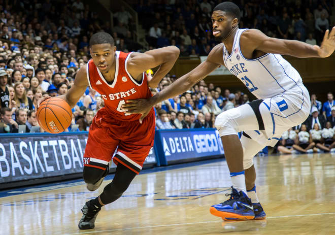 NC State Wolfpack basketball guard Dennis Smith Jr.