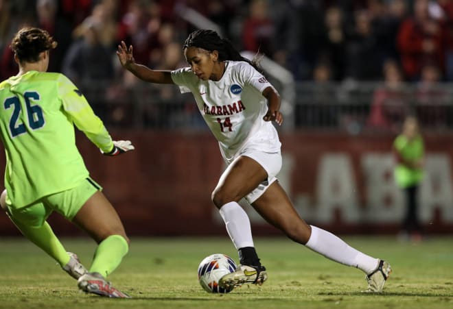 Alabama soccer freshman Gianna Paul. Photo | Alabama Athletics 