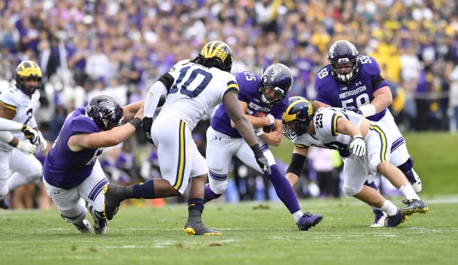 The Michigan defense eventually settled in and shut down Northwestern. 
