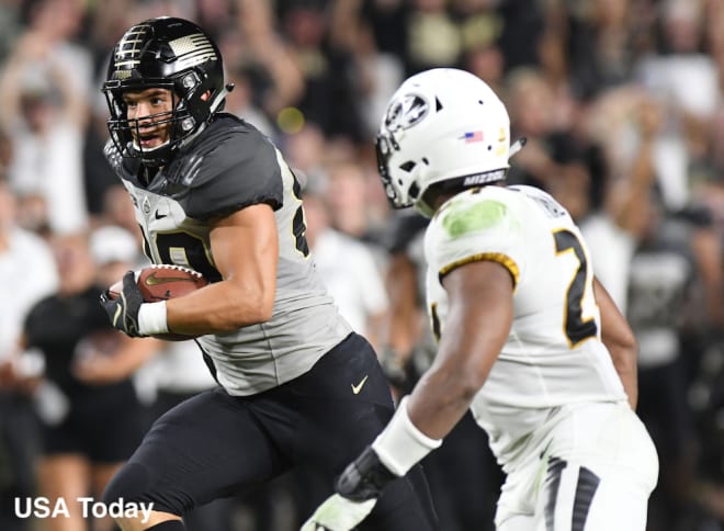 Purdue had a field day finding open receivers against Missouri's linebackers on Saturday.