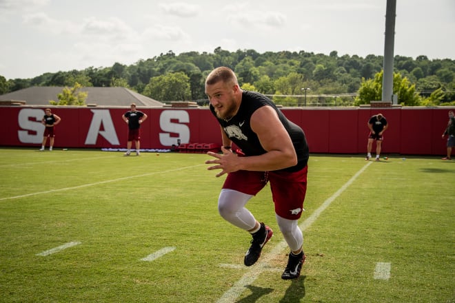 Former walk-on tight end Blake Kern.