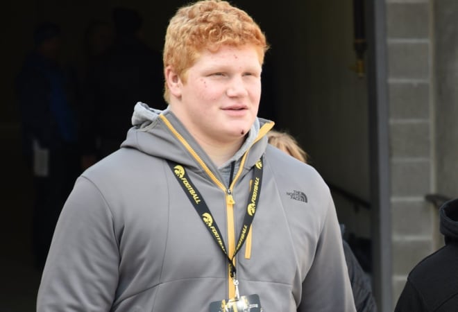 Class of 2021 defensive tackle Griffin Liddle has visited Iowa twice in the past week.