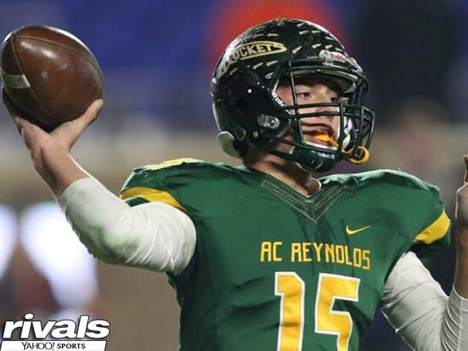 Asheville A.C. Reynolds quarterback Alex Flinn made two trips to ECU this week and came away committed.
