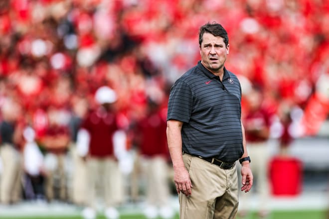 Will Muschamp will be a co-defensive coordinator at UGA next season. (Tony Walsh/UGA Sports Communications)