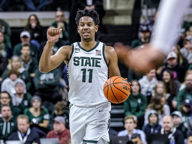 Michigan State point guard A.J. Hoggard