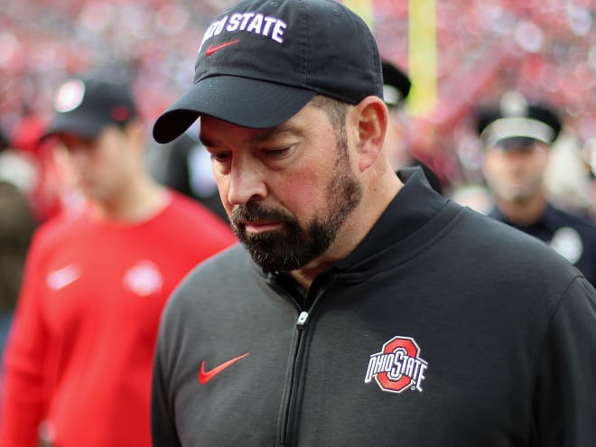 Ohio State coach Ryan Day has stayed quite busy this offseason. (Birm/DTE)