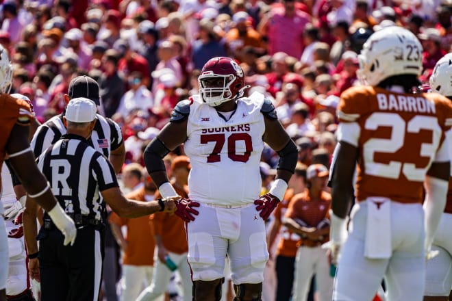 Green awaits the play call before a first-and-goal snap in the Cotton Bowl