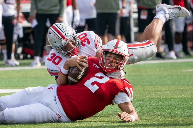 Quarterback Adrian Martinez 