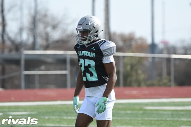 2023 four-star cornerback Micah Bell is one of five Notre Dame commits participating in this week's All-American Bowl. 