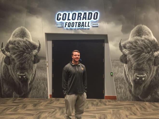 Jonathan Van Diest got another tour of the Champions Center on his most recent unofficial visit. 