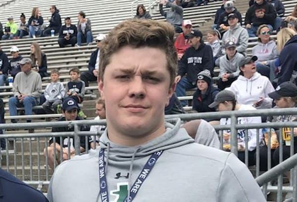 Four-star 2019 OT John Olmstead picked up an offer from Notre Dame Friday 