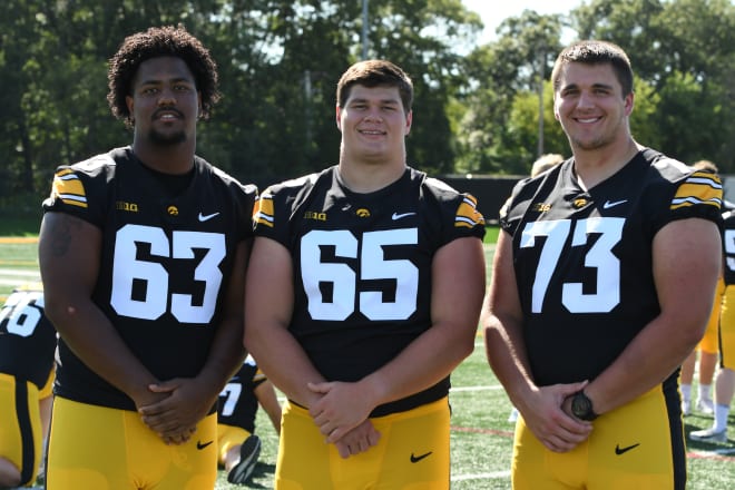 what will the interior of the Iowa offensive line look like on Sept. 4th. 