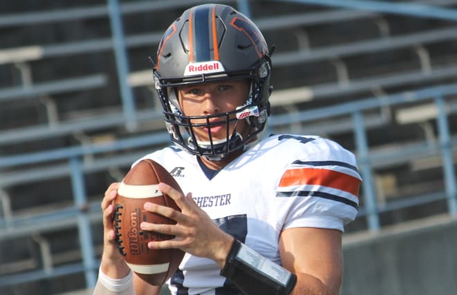 Notre Dame QB commit Brendon Clark will play in a battle of undefeated teams this weekend 