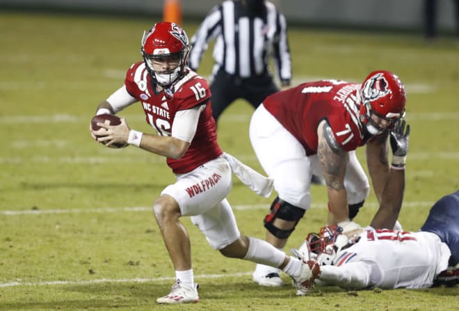 NC State Wolfpack football quarterback Bailey Hockman