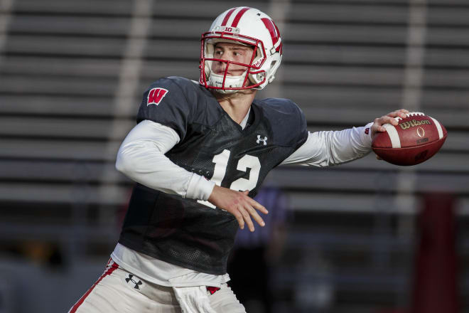 Alex Hornibrook had a 26-6 record as Wisconsin's starting quarterback. 