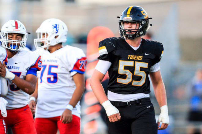 California offensive lineman Thomas Cole holds an offer from Michigan Wolverines football recruiting, Jim Harbaugh. 