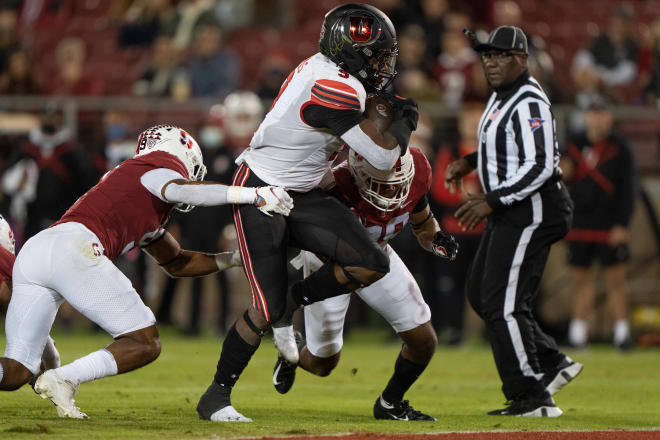 Tavion Thomas led the charge for the Utes with 177 rushing yards and 4 rushing touchdowns