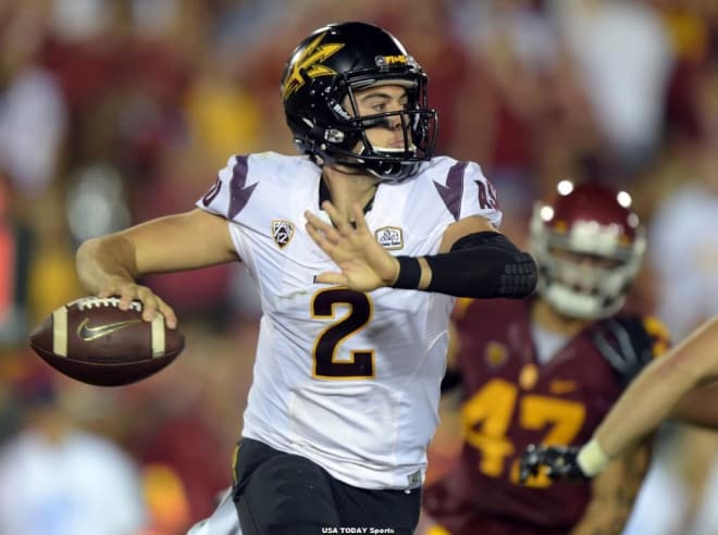 Former Arizona State quarterback Brady White wins Campbell Trophy