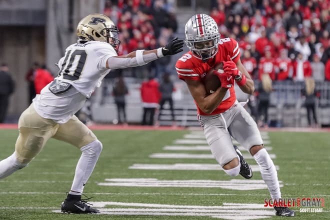 Ohio State senior wide receiver Chris Olave 