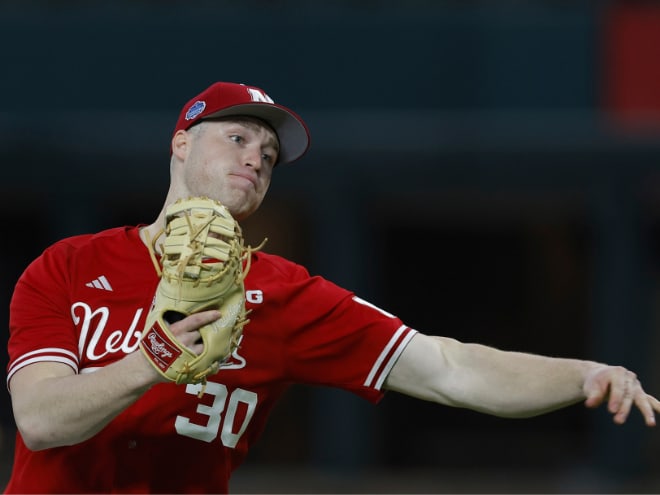 Nebraska baseball pitcher/utility man Will Walsh