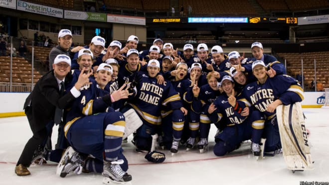 This spring Notre Dame advanced to its third Frozen Four under head coach Jeff Jackson.