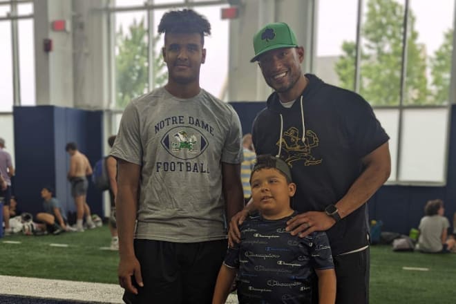 Samuel Cohen loved his time at Notre Dame in June. The Irish 2025 target is preparing for his junior season and said he's looking to visit Notre Dame this fall. 