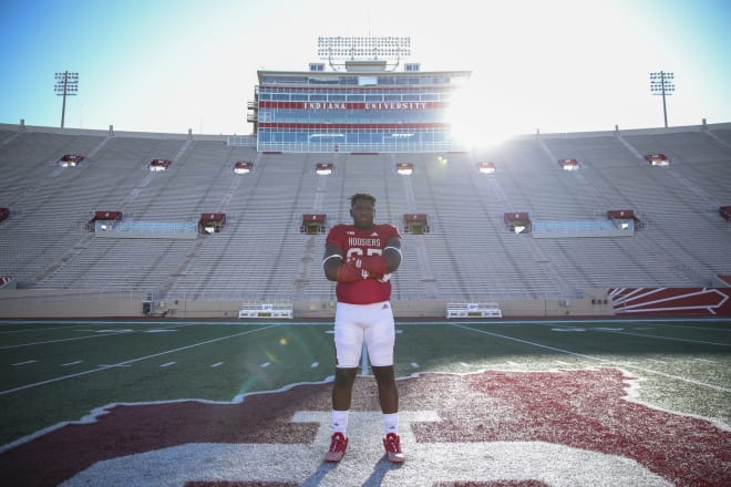 2023 offensive lineman Tai Ray was impressed with Indiana following his official visit. (@67TaiRay)