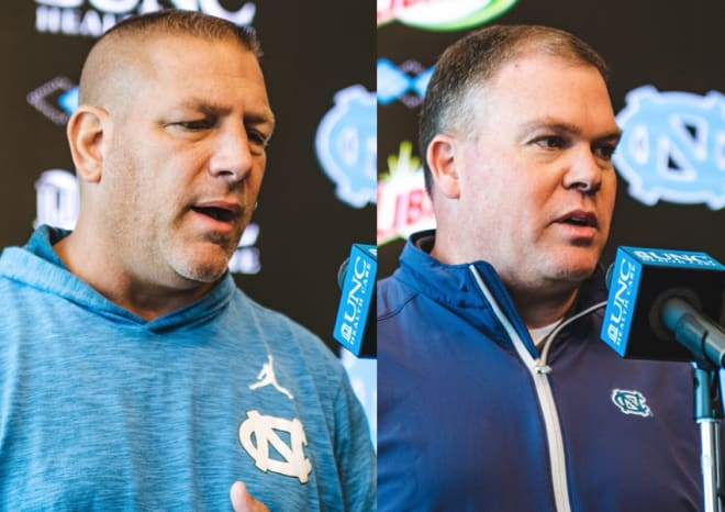 UNC's coordinators discuss some things from the Wake Forest game while looking ahead to the App State game.