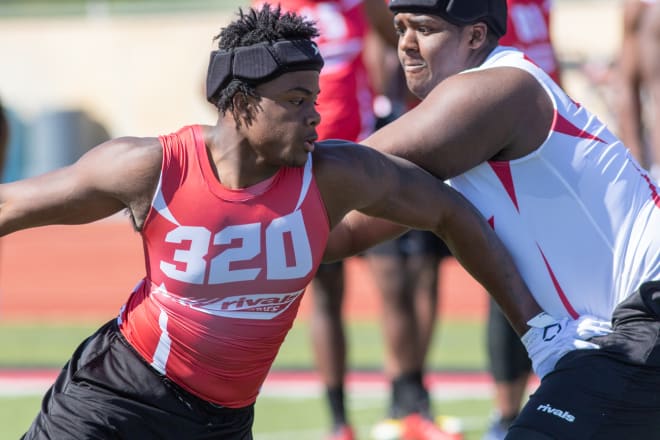 Baylor Commit Carmello Jones at the Rivals Camp in Coppell