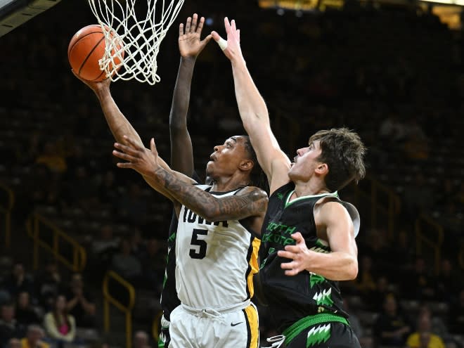 Dasonte Bowen was a key piece in the Hawkeyes victory over North Dakota on Tuesday evening. 