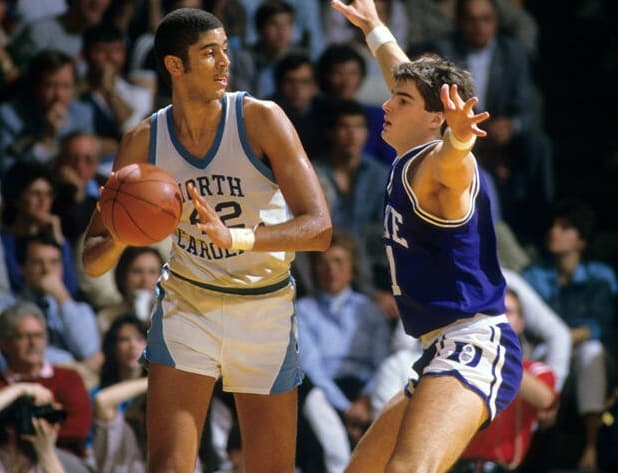 The 1986 draft was pretty good to us. Brad Daugherty and Mark