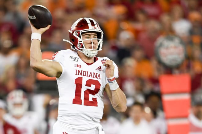 Quarterback Peyton Ramsey transferred to Northwestern after Mike Penix was named the starter and looked to maintain the starting role following a year when Ramsey filled in and led Indiana for a majority of its bowl season in 2019. (USA Today)