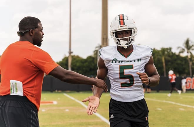 Kamren Kinchens has learned lessons from Miami football legends
