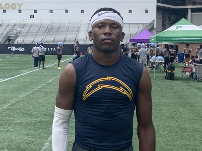 Hood was a standout performer at the Georgia Tech 7v7 on Wednesday